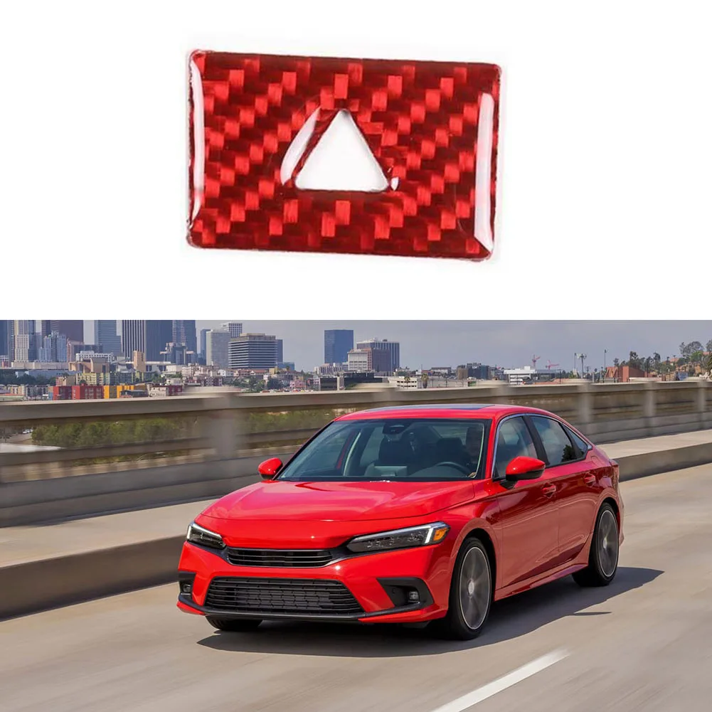 1pcs RED Real Carbon Fiber Center Console Interior Warning Light Cover For Honda Civic 11th 2022-2023
1pcs RED Real Carbon Fiber Center Console Interior Warning Light Cover For Honda Civic 11th 2022-2023