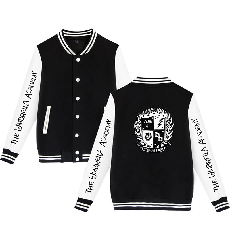 The Umbrella Academy Super Hero Baseball Jacket Coat Tops Print Men Women Long Sleeve Pocket Button Harajuku Hoodies Sweatshirts
The Umbrella Academy Super Hero Baseball Jacket Coat Tops Print Men Women Long Sleeve Pocket Button Harajuku Hoodies Sweatshirts