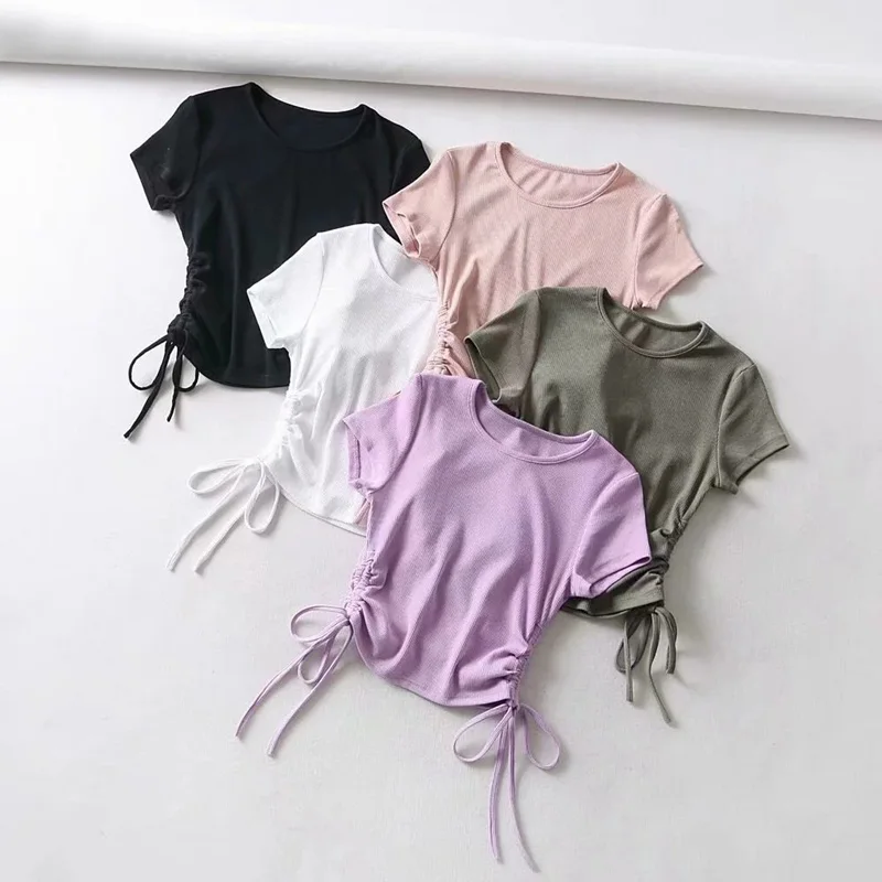 Sigutan 2023 Summer New Sexy Side Drawstring Tie Up Ruched Tank Tops Women Slim Crop Top Ladies Ribbed Knitted Tees
Sigutan 2023 Summer New Sexy Side Drawstring Tie Up Ruched Tank Tops Women Slim Crop Top Ladies Ribbed Knitted Tees