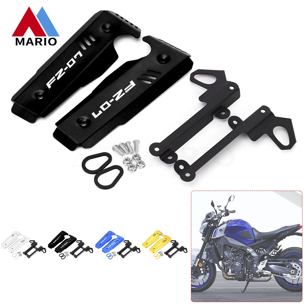 Аксессуары для мотоциклов YAMAHA FZ07 MT07 Logo FZ MT 07, 2 шт., черные аксессуары для мотоциклов, боковая решетка радиатора, защитная крышка 2018, 2019, 2020, 2021, ...
Аксессуары для мотоциклов YAMAHA FZ07 MT07 Logo FZ MT 07, 2 шт., черные аксессуары для мотоциклов, боковая решетка радиатора, защитная крышка 2018, 2019, 2020, 2021, ...