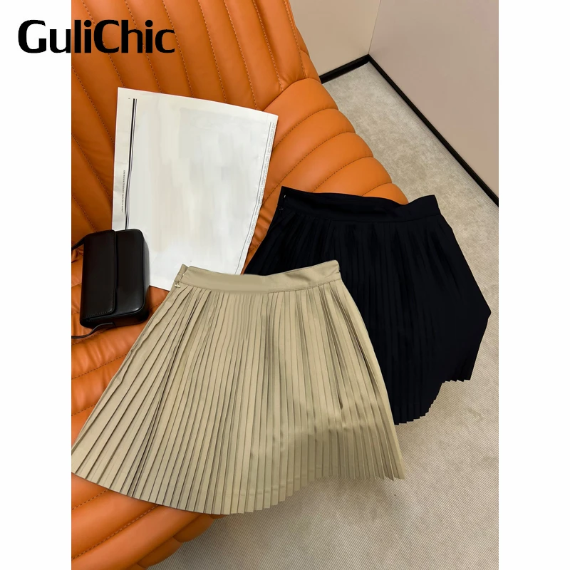 Женская Повседневная плиссированная юбка GuliChic 7,26 года с боковой молнией и высокой талией
Женская Повседневная плиссированная юбка GuliChic 7,26 года с боковой молнией и высокой талией