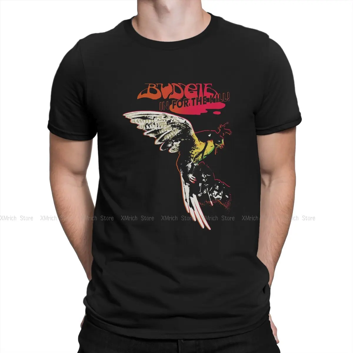Budgie Band In for the kill_ Men TShirt Doomsday Metal Band O Neck Short Sleeve 100% Cotton T Shirt Humor Top Quality Gift Idea
Budgie Band In for the kill_ Men TShirt Doomsday Metal Band O Neck Short Sleeve 100% Cotton T Shirt Humor Top Quality Gift Idea