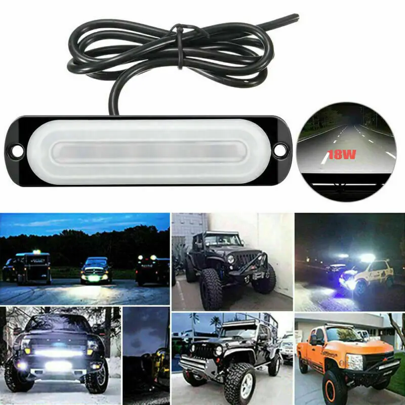 2 pcs Driving Fog Lamp Bar Spot Trucks White Work Light 18W Anti-collision Car SUV Cars
2 pcs Driving Fog Lamp Bar Spot Trucks White Work Light 18W Anti-collision Car SUV Cars