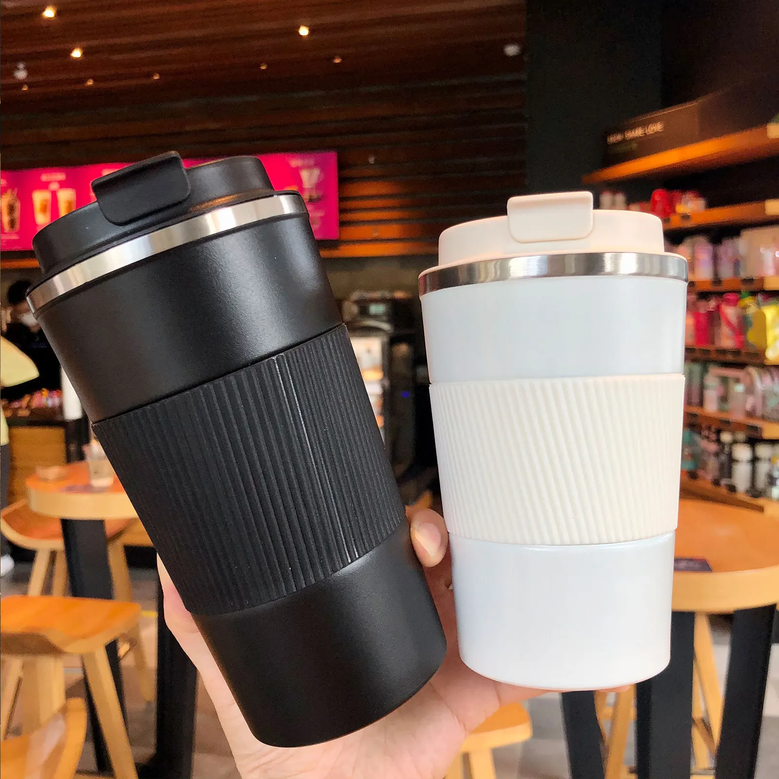 380/510ML Stainless Steel Coffee Mug Leak-Proof Thermos Travel Thermal Vacuum Flask Insulated Cup Milk Tea Water Bottle
380/510ML Stainless Steel Coffee Mug Leak-Proof Thermos Travel Thermal Vacuum Flask Insulated Cup Milk Tea Water Bottle
