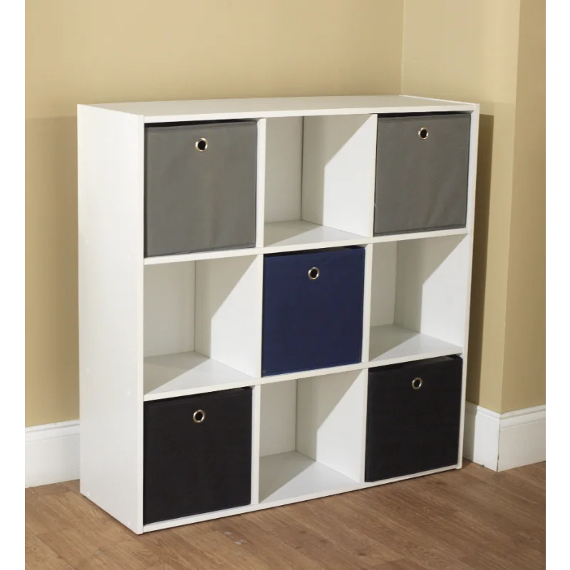 TMS Utility Kids Bookshelf with 5 Fabric Storage Bins, Multi-color
TMS Utility Kids Bookshelf with 5 Fabric Storage Bins, Multi-color