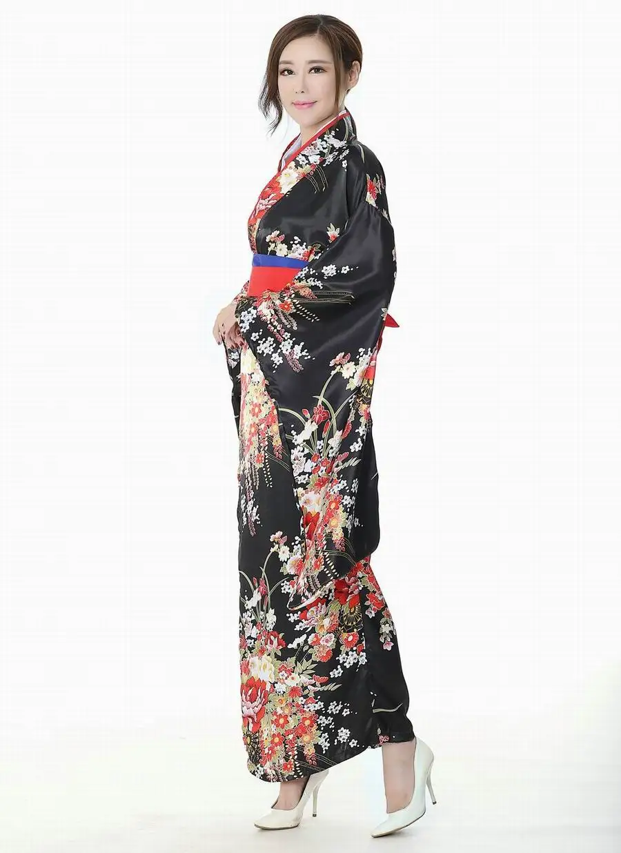 Japanese style print pattern kimono yukata retro dress tide long sleeve stage costume COS clothing home dance
Japanese style print pattern kimono yukata retro dress tide long sleeve stage costume COS clothing home dance