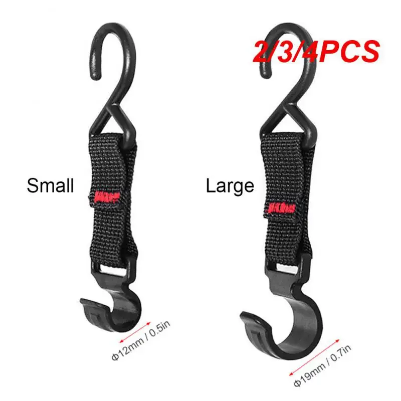 

2/3/4PCS Camping Moveable Hooks S-Shaped Storage Hook Detachable Hanging Hook Multifunctional Storage Rack for Outdoor travel