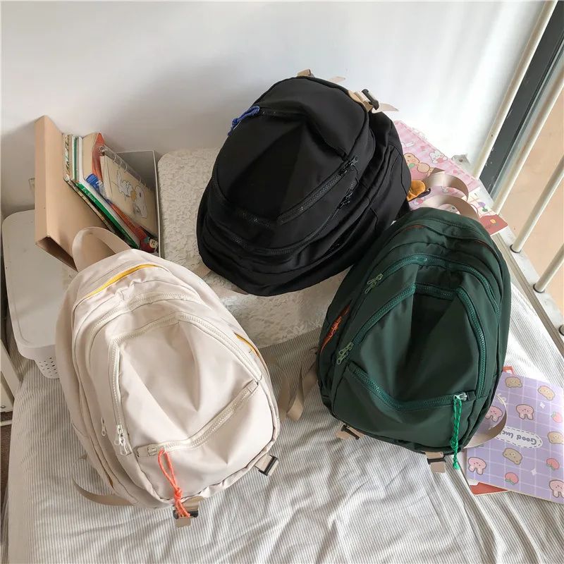 solid color multi-pocket schoolbag 2022 bolsa chica para dama mochilas para niñas canvas backpack new casual backpack
solid color multi-pocket schoolbag 2022 bolsa chica para dama mochilas para niñas canvas backpack new casual backpack