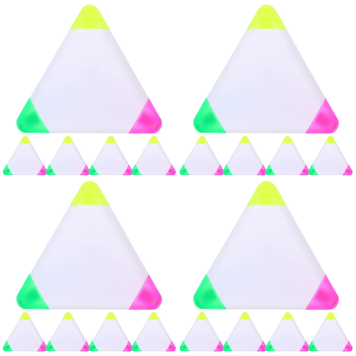 20 Pcs Triangle Fluorescent Pens Watercolor Highlighter Pens Novelty Reading Underlining Pens
20 Pcs Triangle Fluorescent Pens Watercolor Highlighter Pens Novelty Reading Underlining Pens