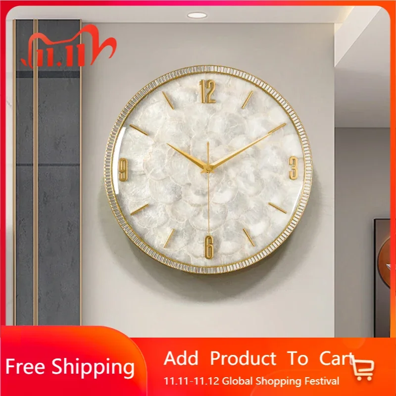 Modern Design Luxury Wall Clocks Living Room Nordic Hall Wall Clock Silent White Round Aesthetic Reloj Pared Home Decor WSW40XP
Modern Design Luxury Wall Clocks Living Room Nordic Hall Wall Clock Silent White Round Aesthetic Reloj Pared Home Decor WSW40XP