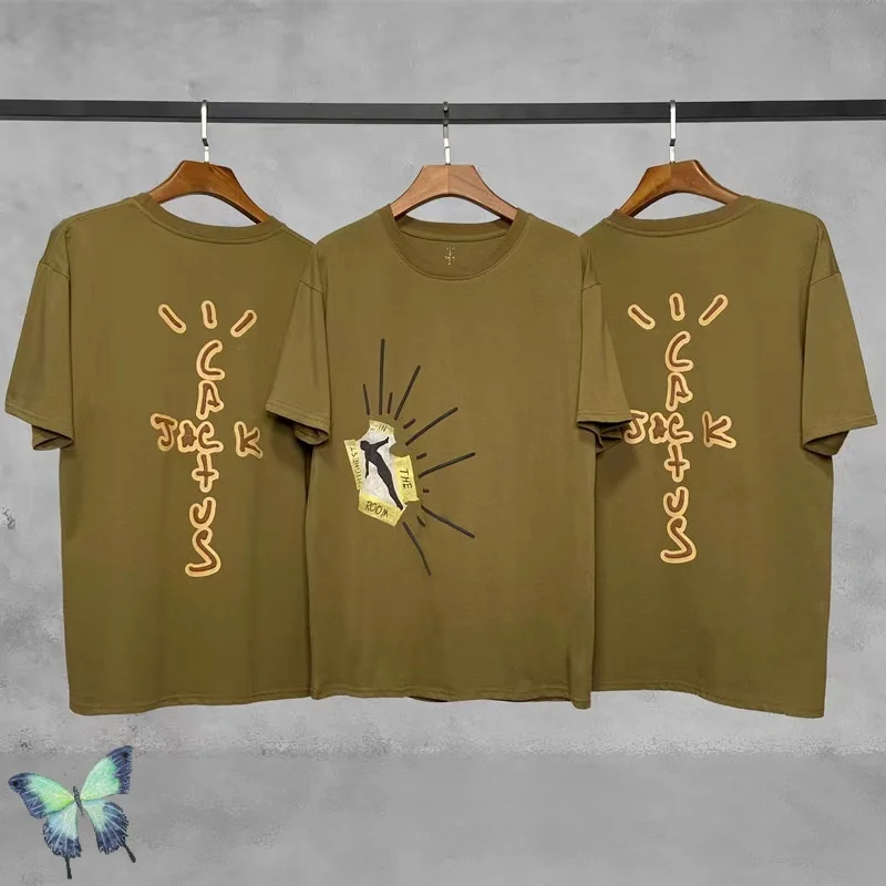 Cactus Jack Highest In The Room Washed Distressed Heavy Fabric Travis Scott T-Shirt
Cactus Jack Highest In The Room Washed Distressed Heavy Fabric Travis Scott T-Shirt