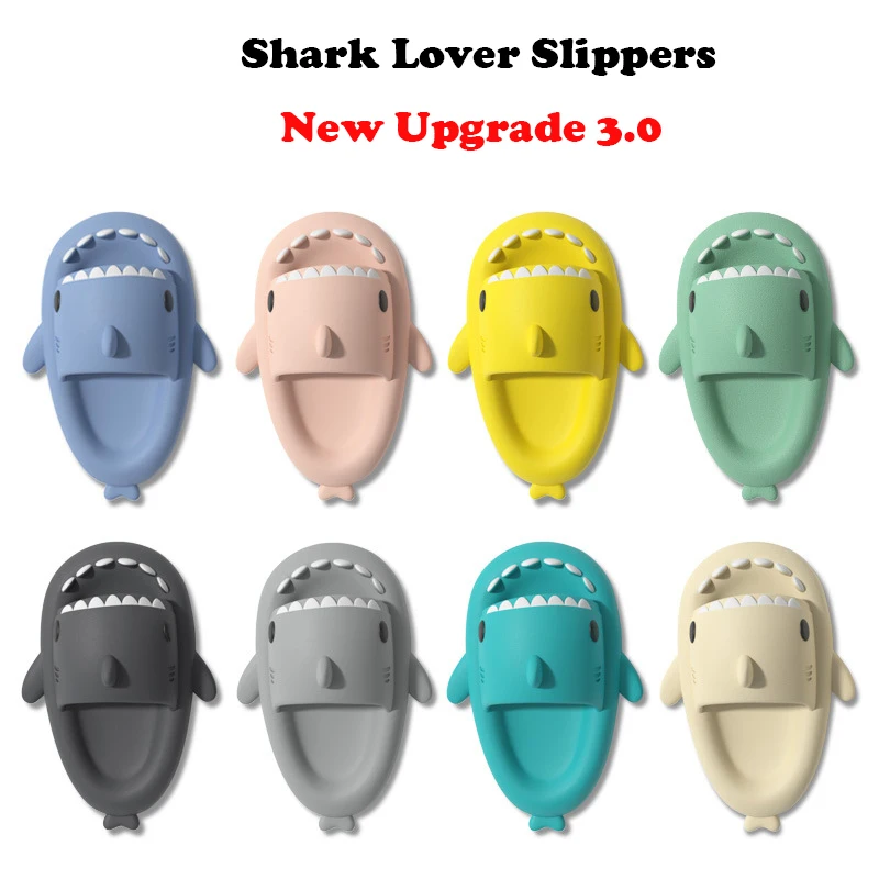 Cartoon Shark Slippers Home Lovers Slippers Men Sandals Flip Flop Women Shoes Non-slip Bathroom Shoes Thick Sole Women's Sandals
Cartoon Shark Slippers Home Lovers Slippers Men Sandals Flip Flop Women Shoes Non-slip Bathroom Shoes Thick Sole Women's Sandals