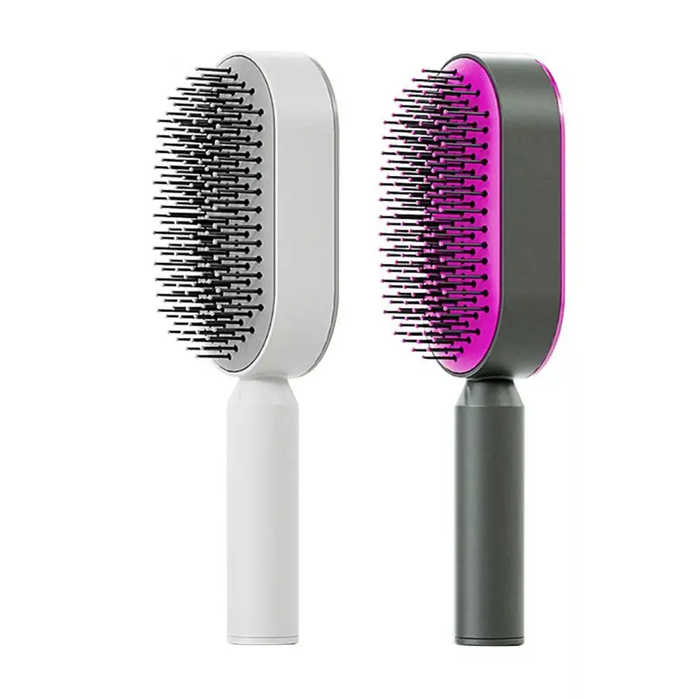 Sdotter Self Cleaning Hair Brush For Women One-key Cleaning Hair Loss Head Massage Scalp Comb Anti-Static Hairbrush
Sdotter Self Cleaning Hair Brush For Women One-key Cleaning Hair Loss Head Massage Scalp Comb Anti-Static Hairbrush