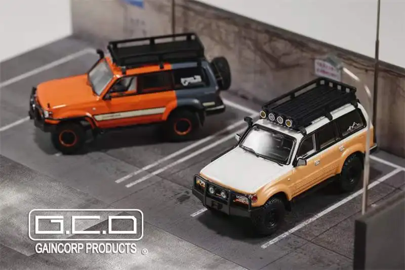 Модель автомобиля под давлением GCD 1:64 Toyota Land Cruiser LC80 VX Turbo коричневая белая/оранжевая серая
Модель автомобиля под давлением GCD 1:64 Toyota Land Cruiser LC80 VX Turbo коричневая белая/оранжевая серая