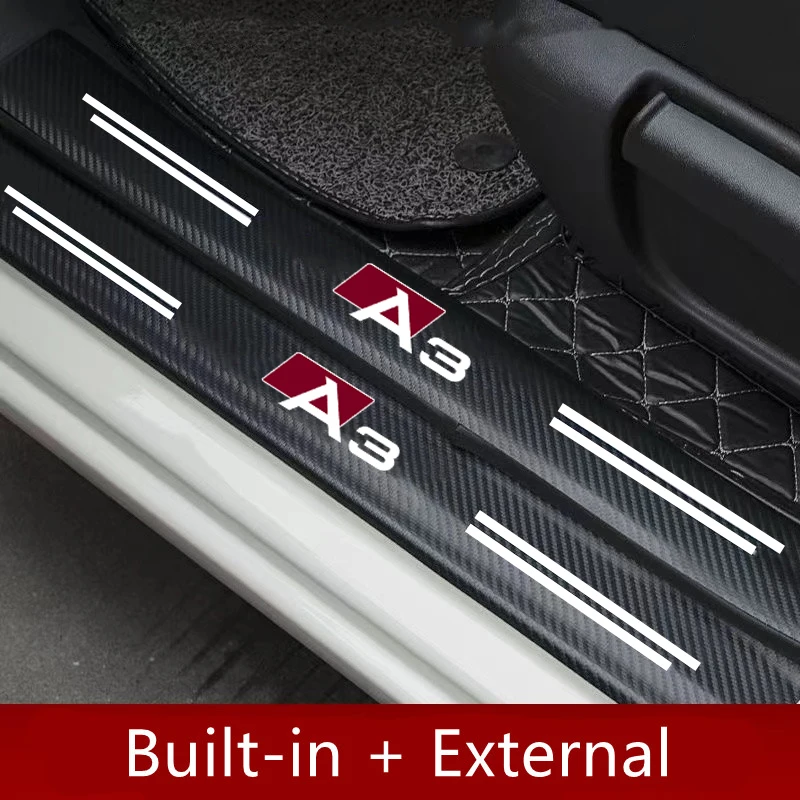 4PCS Car Door Sill Scuff Plate Decor Sticker For audi A3 with logo car accessories
4PCS Car Door Sill Scuff Plate Decor Sticker For audi A3 with logo car accessories
