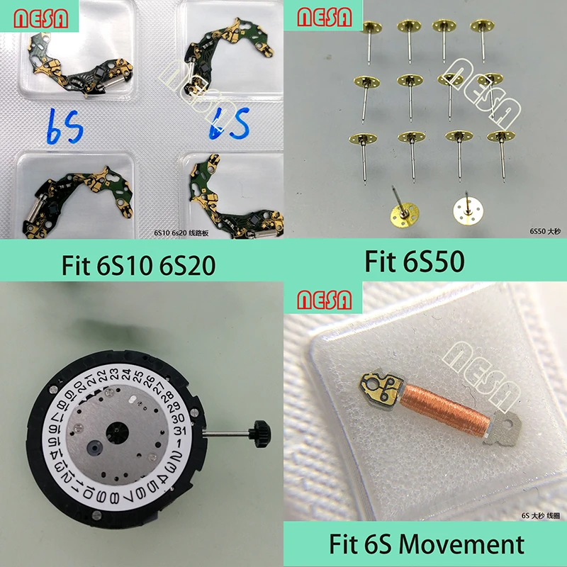 Japan Citizen Miyota Quartz Movement Parts For 6S10 6S11 6S20 6S21 6S50 Circuit Board Coil Stem Hour Second wheel Hour Rotor
Japan Citizen Miyota Quartz Movement Parts For 6S10 6S11 6S20 6S21 6S50 Circuit Board Coil Stem Hour Second wheel Hour Rotor