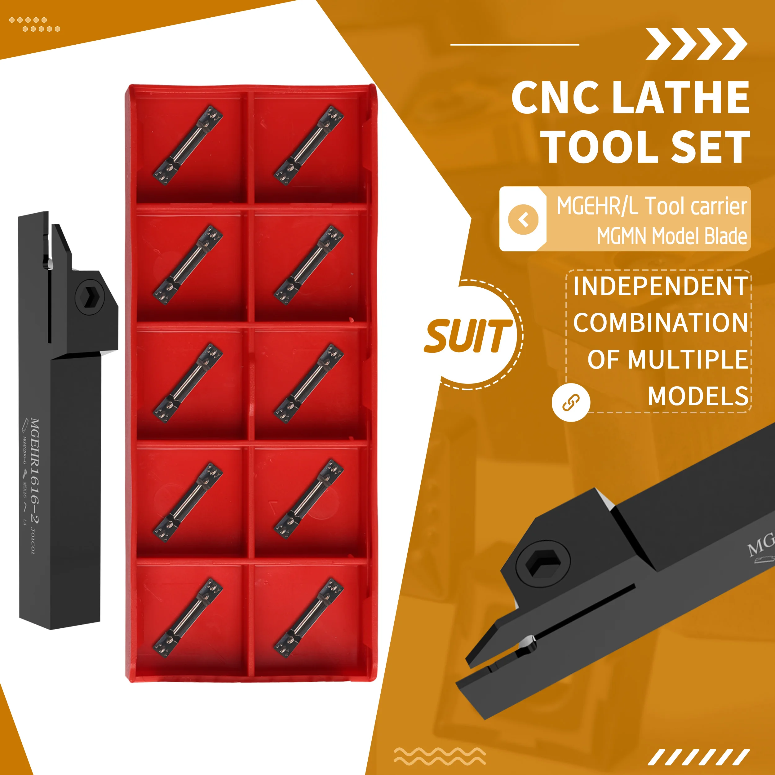 MGEHR1616 MGEHL Outer Diameter Grooving Tools Holder CNC Cutting +10Pcs MGMN150 Lathe Machine Carbide Insert Cut Non Stick Knife
MGEHR1616 MGEHL Outer Diameter Grooving Tools Holder CNC Cutting +10Pcs MGMN150 Lathe Machine Carbide Insert Cut Non Stick Knife