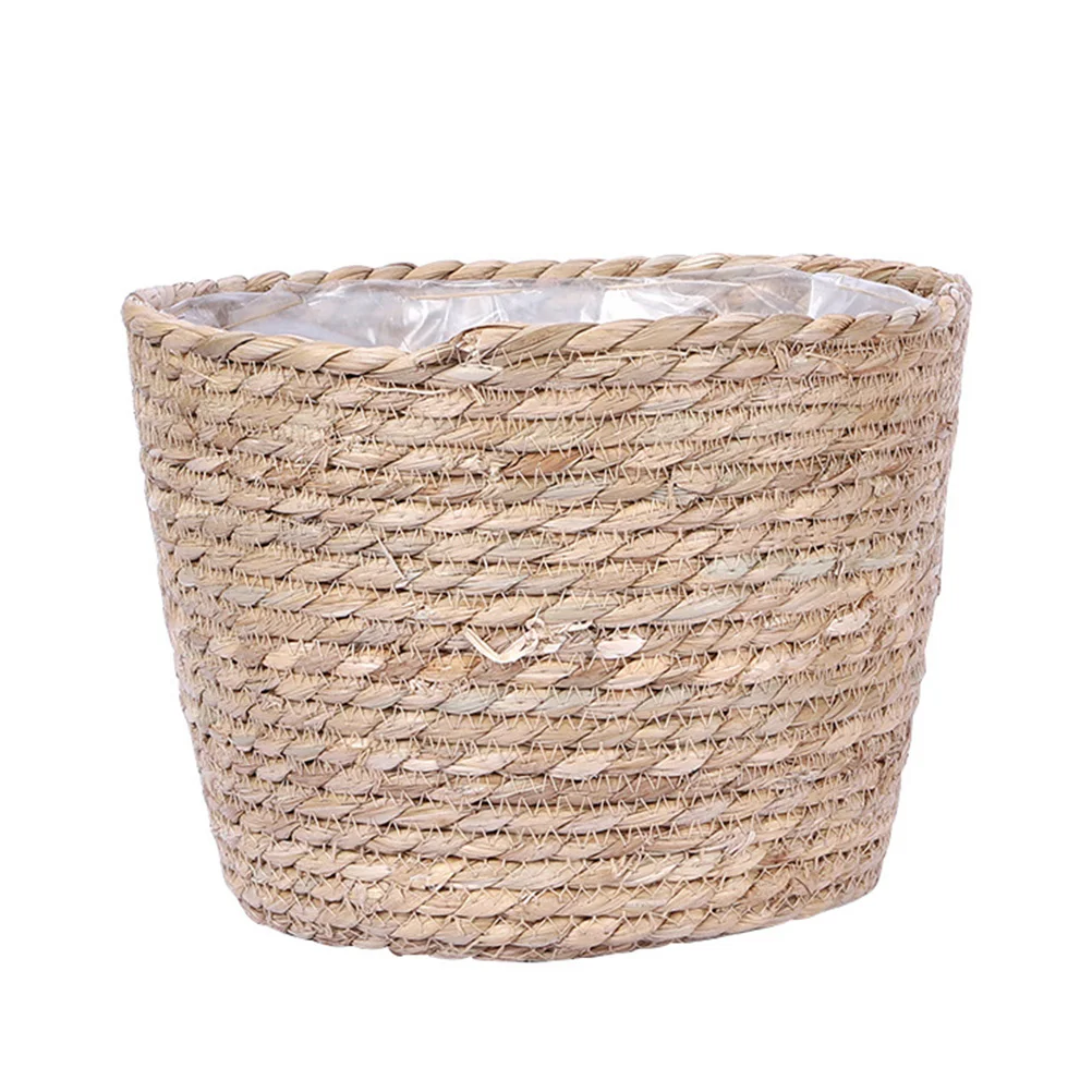 1Pc Rattan Flower Basket Seagrass Pot Natural Seagrass Planter Rattan Serving Basket Wicker Pot Wicker Flower Basket
1Pc Rattan Flower Basket Seagrass Pot Natural Seagrass Planter Rattan Serving Basket Wicker Pot Wicker Flower Basket