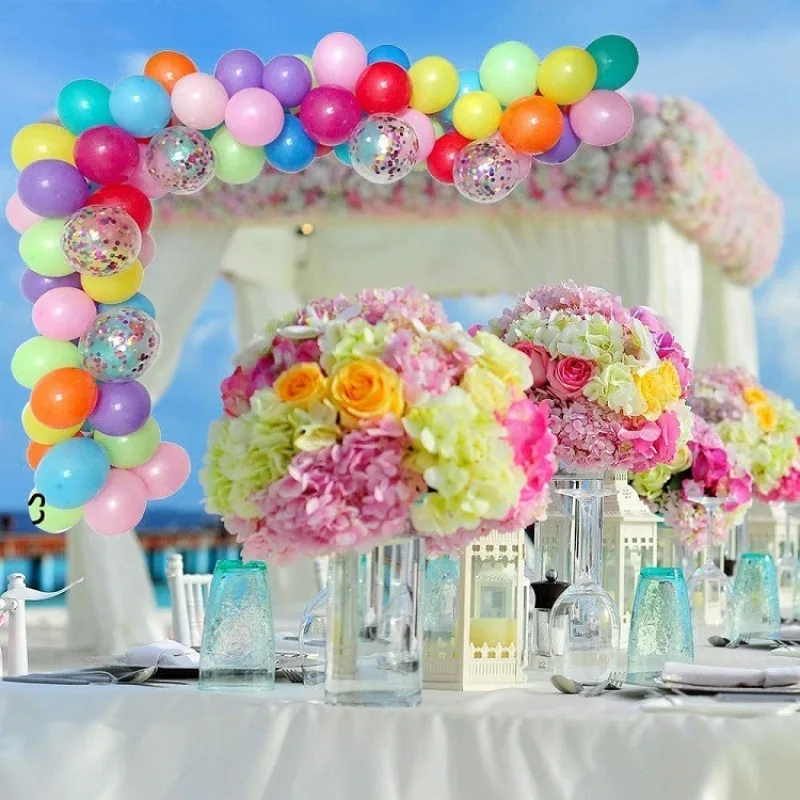 Summer Beach Wedding Balloons Colorful Balloon Garland Beach Party Decoration Mixed Color Balloon Chain Party Scene Decoration
Summer Beach Wedding Balloons Colorful Balloon Garland Beach Party Decoration Mixed Color Balloon Chain Party Scene Decoration