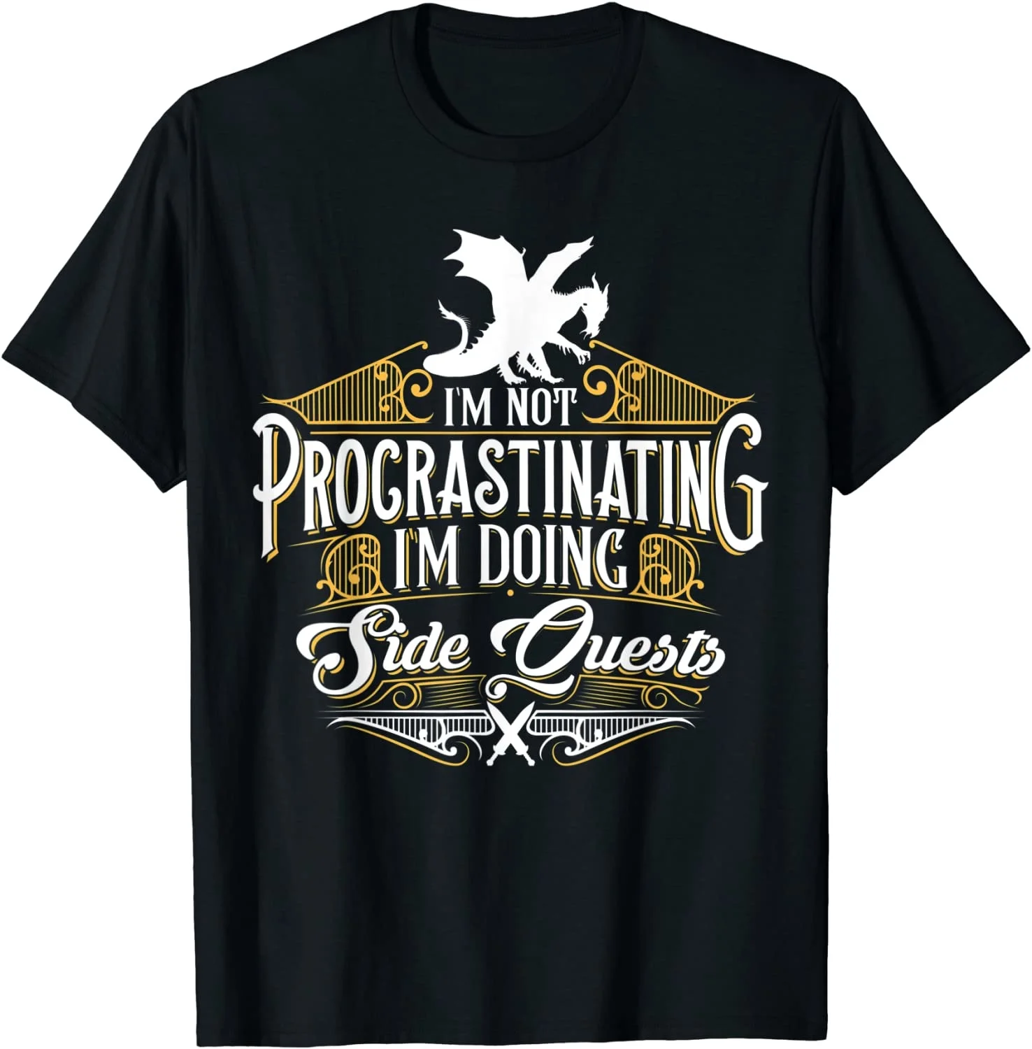 Футболка с надписью Not Procrastinating Side Quest, забавная, для игроков ролевых игр, футболка с драконами, топы, новейшие хлопковые мужские футболки, диз...
Футболка с надписью Not Procrastinating Side Quest, забавная, для игроков ролевых игр, футболка с драконами, топы, новейшие хлопковые мужские футболки, диз...