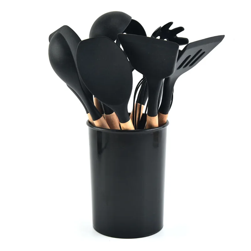 non-stick cookware 12 pcs/ set silicone kitchenware cooking suit kitchen supplies
non-stick cookware 12 pcs/ set silicone kitchenware cooking suit kitchen supplies