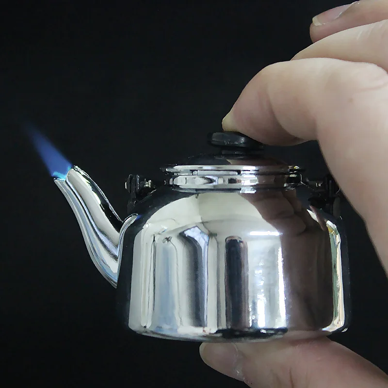 Teapot Butane Inflatable Lighter Electroplating Kettle Craft Home Decoration Windproof Cigarette Lighter Gift Outdoor Survival
Teapot Butane Inflatable Lighter Electroplating Kettle Craft Home Decoration Windproof Cigarette Lighter Gift Outdoor Survival