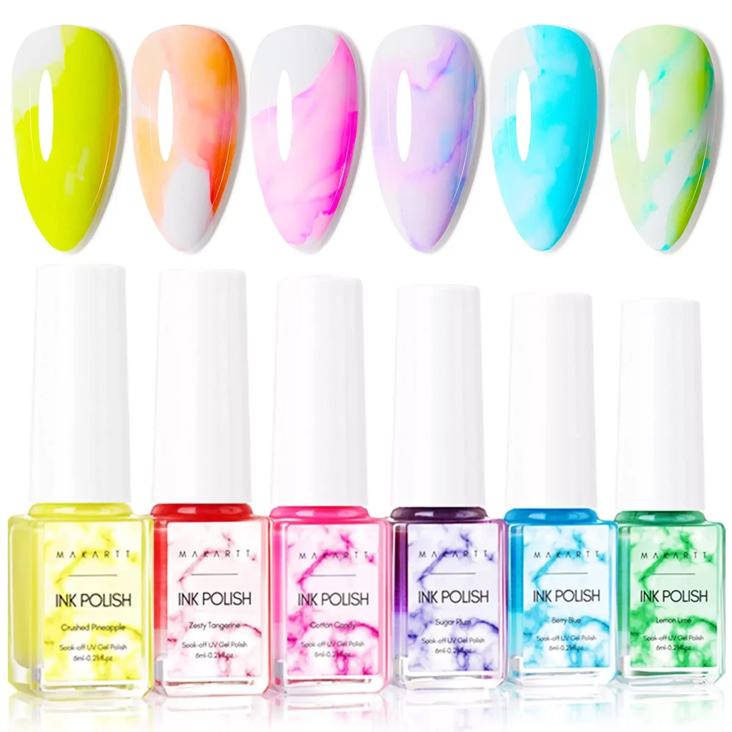 NEW2023 Blooming Nail Polish, 6MLSoak-Off UV Gel polish Nail Ink Watercolor Pink Blue Pastel Blossom Nail Art Varnish Magic
NEW2023 Blooming Nail Polish, 6MLSoak-Off UV Gel polish Nail Ink Watercolor Pink Blue Pastel Blossom Nail Art Varnish Magic