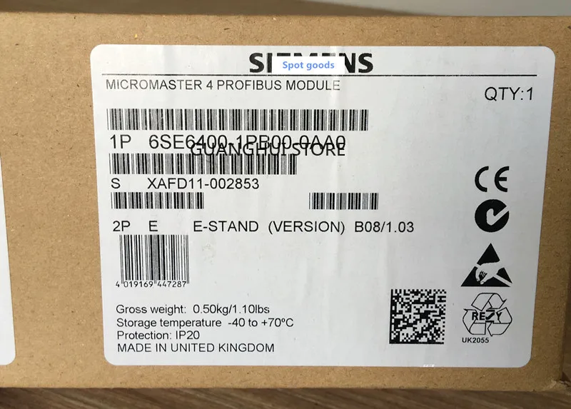 MM440/430 Module 6SE6400-1PB00-0AA0 Brand New Original 24 Hours Delivery 
MM440/430 Module 6SE6400-1PB00-0AA0 Brand New Original 24 Hours Delivery