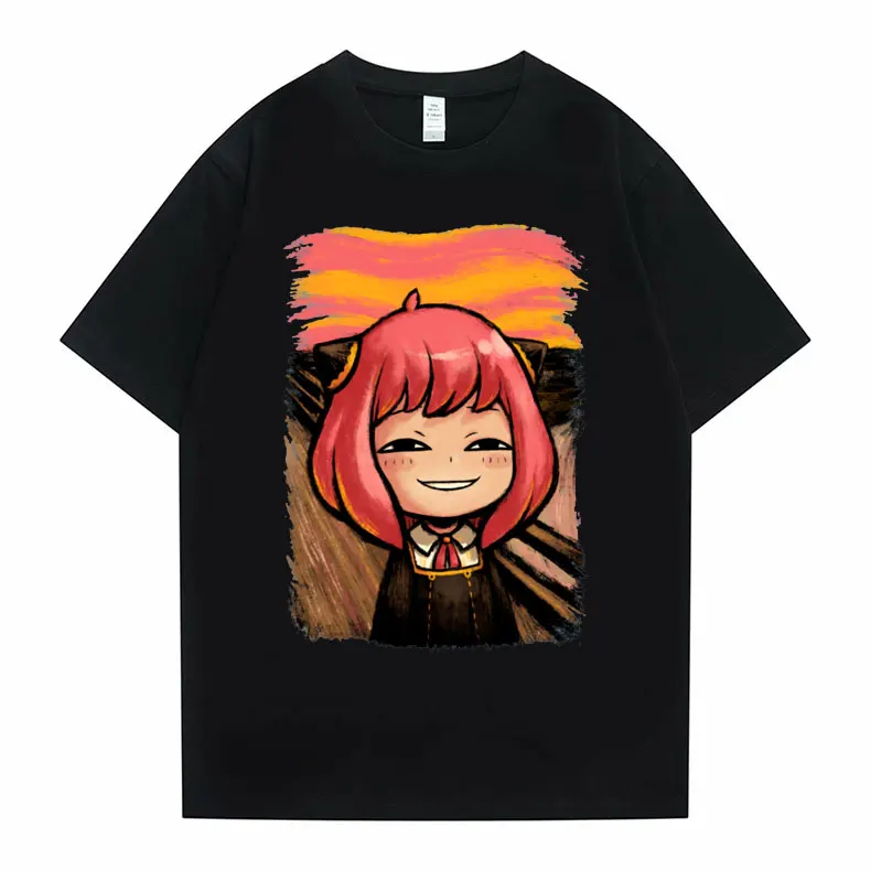 Japanese Anime Spy X Family Anya Forger Harajuku Graphic Print T Shirts Short Sleeve Funny Men Women Oversized Fashion Tshirt
Japanese Anime Spy X Family Anya Forger Harajuku Graphic Print T Shirts Short Sleeve Funny Men Women Oversized Fashion Tshirt