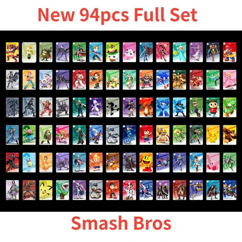 New Amiibo Full Set of Smash Bros Cards & Forest Animal Series Game Ntag NFC Cards RV for NS
New Amiibo Full Set of Smash Bros Cards & Forest Animal Series Game Ntag NFC Cards RV for NS