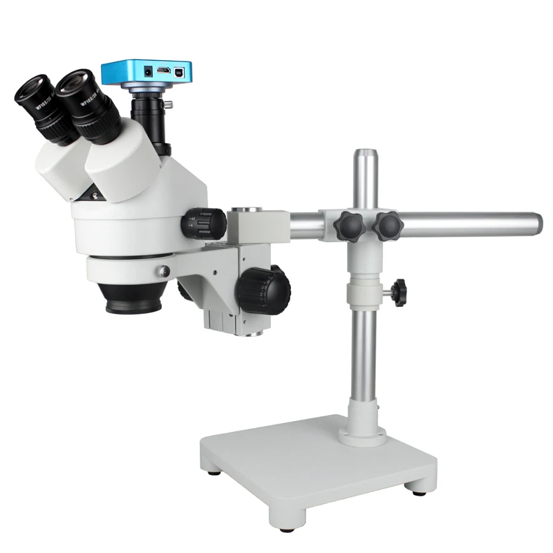 Single-Arm Boom Stand Simul Focal Trinocular Stereo Microscope 38MP USB Video Camera Industry Electronic Digital microscopio
Single-Arm Boom Stand Simul Focal Trinocular Stereo Microscope 38MP USB Video Camera Industry Electronic Digital microscopio
