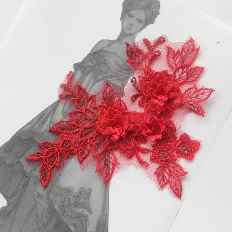 New Style 3D Flower Lace Collar Embroidery Applique Neckline DIY Sewing Decoration Craft Wedding Dress Accessories Scrapbooking
New Style 3D Flower Lace Collar Embroidery Applique Neckline DIY Sewing Decoration Craft Wedding Dress Accessories Scrapbooking