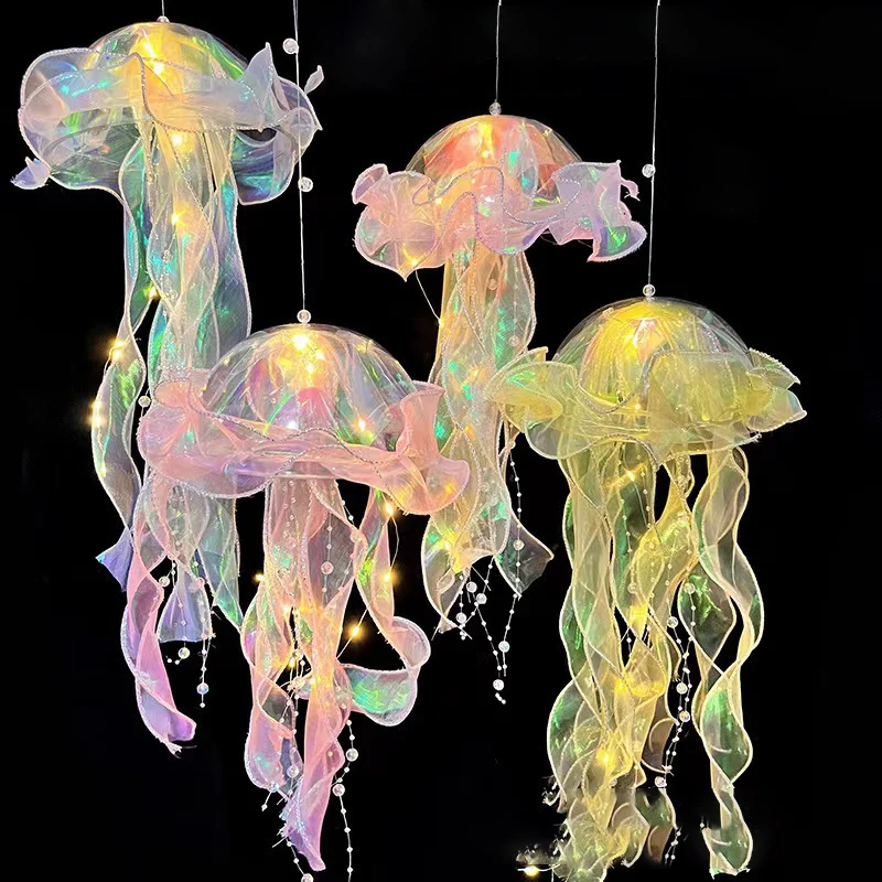 Jellyfish Lamp Portable Flower Lamps Girl Room Atmosphere Decoration lamp Bedroom Night light Room ornament Novelty decoration
Jellyfish Lamp Portable Flower Lamps Girl Room Atmosphere Decoration lamp Bedroom Night light Room ornament Novelty decoration