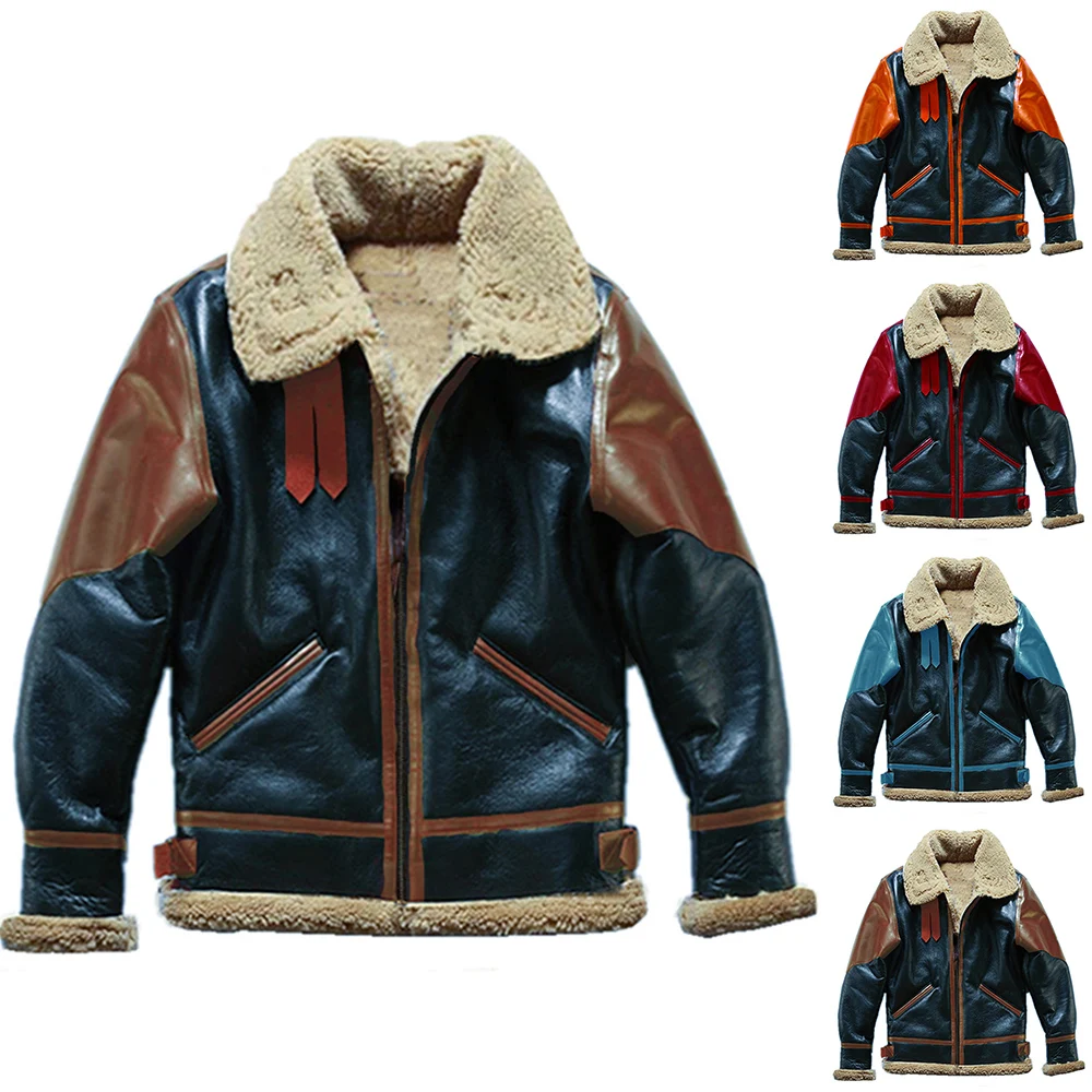 Men's Fashion Casual Thermal Coat Lapel Jacket Warm Faux Fur Collar Fleece Lined Winter Overcoat Outwear
Men's Fashion Casual Thermal Coat Lapel Jacket Warm Faux Fur Collar Fleece Lined Winter Overcoat Outwear