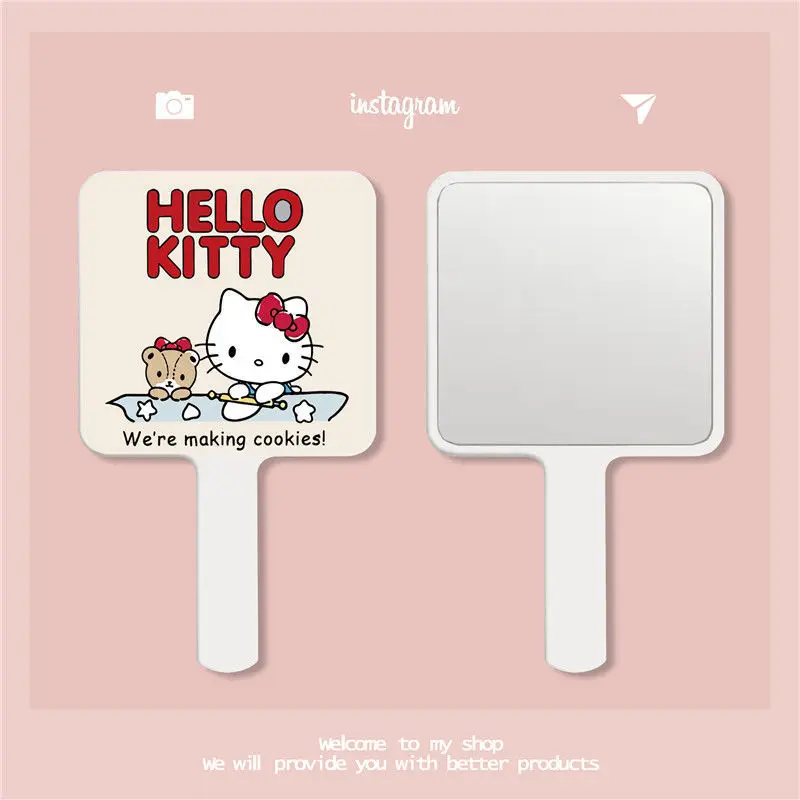 Kawaii Sanrios Mirror Cute Kitty Kuromi My Melody Spongebobs Cartoon Portable Hand-Held Handle Makeup Mirror Toy for Girls Gift
Kawaii Sanrios Mirror Cute Kitty Kuromi My Melody Spongebobs Cartoon Portable Hand-Held Handle Makeup Mirror Toy for Girls Gift