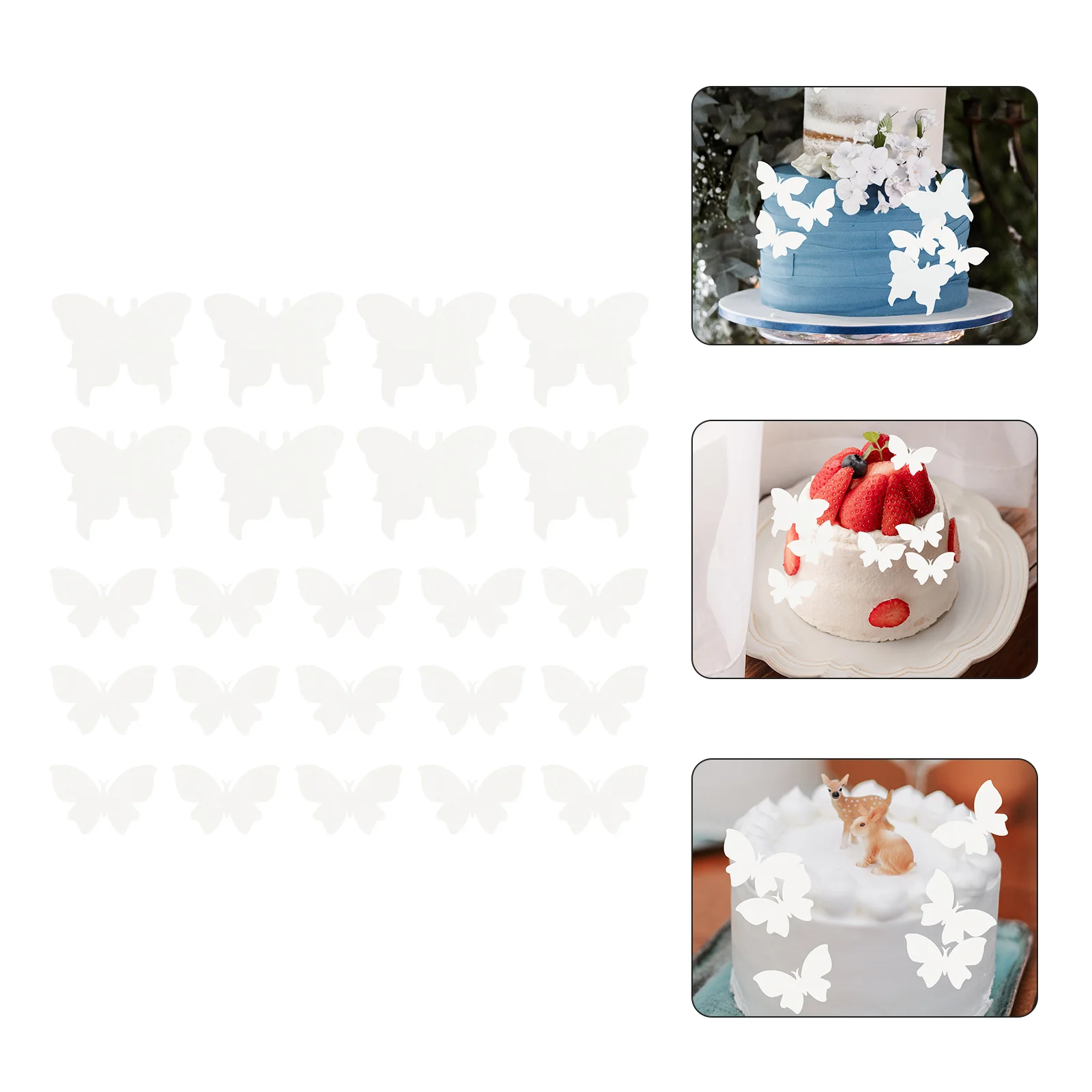 Paper Cake Cupcake Butterflies Topper Edible Rice Toppers Dessertwafer Picks Decorations Birthday Sheets Flowers Decorating
Paper Cake Cupcake Butterflies Topper Edible Rice Toppers Dessertwafer Picks Decorations Birthday Sheets Flowers Decorating