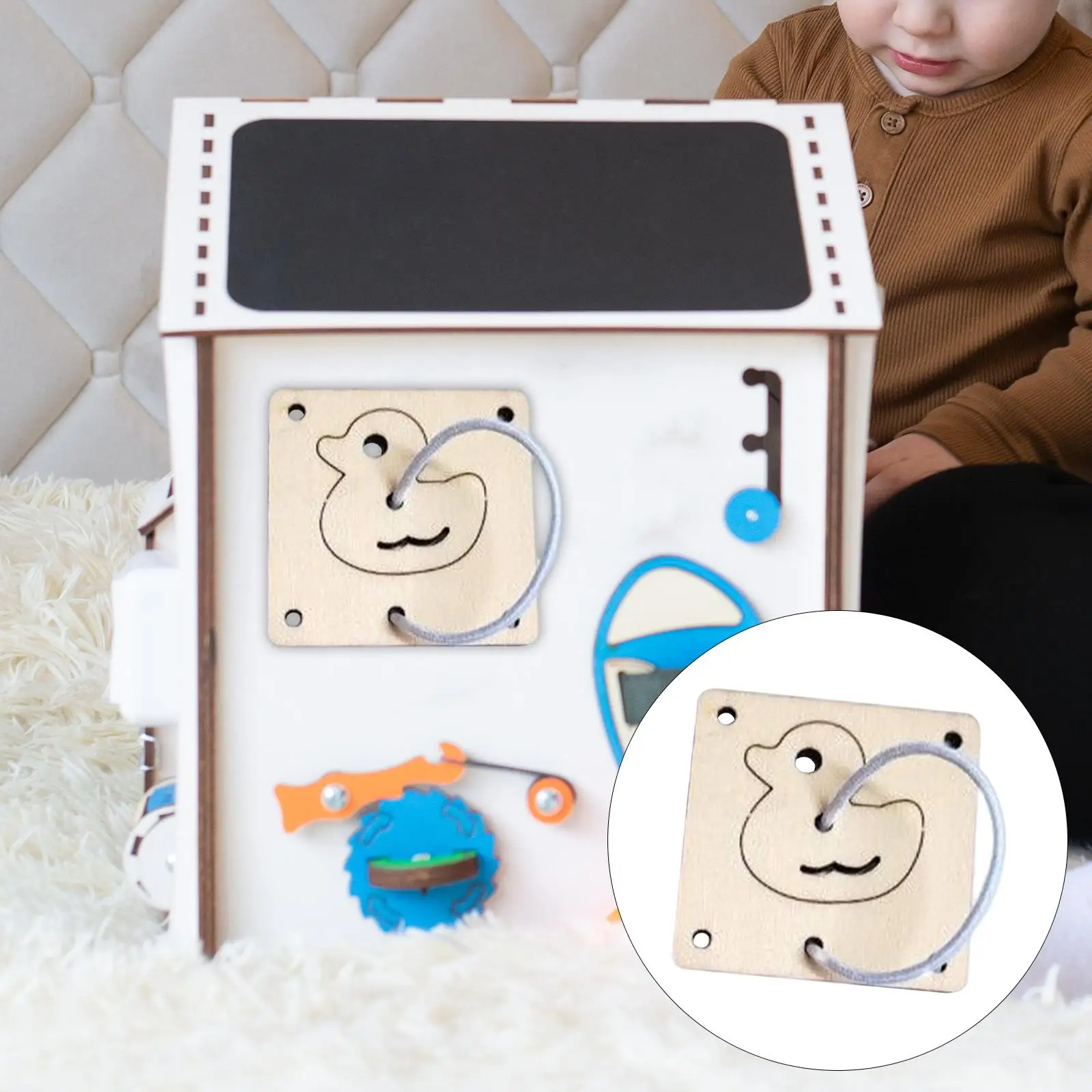 Wood Sensory Board Parts Early Learning Educational Toy Develop Fine Motor Skills Busy Board DIY Parts Toy for Children Boy Gift
Wood Sensory Board Parts Early Learning Educational Toy Develop Fine Motor Skills Busy Board DIY Parts Toy for Children Boy Gift