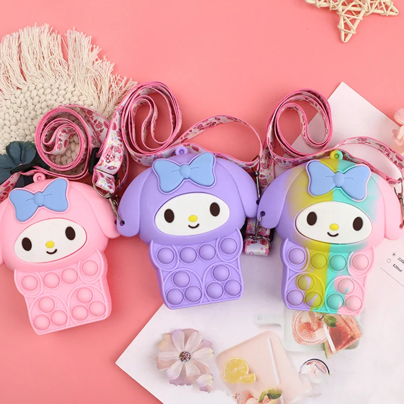 Kawaii Sanrio аниме Моя Мелодия Наплечная Сумка цветные фиджет поп сенсорные игрушки Аниме антистресс для взрослых и детей мягкая игрушка Подарк...
Kawaii Sanrio аниме Моя Мелодия Наплечная Сумка цветные фиджет поп сенсорные игрушки Аниме антистресс для взрослых и детей мягкая игрушка Подарк...