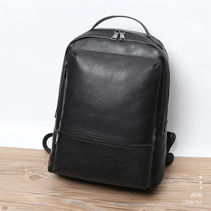 Business Black Men Genuine Leather Backpack 15.6-Inch Computer Laptop Bag Natural Cowhide Travel Camping Backpack For Male
Business Black Men Genuine Leather Backpack 15.6-Inch Computer Laptop Bag Natural Cowhide Travel Camping Backpack For Male