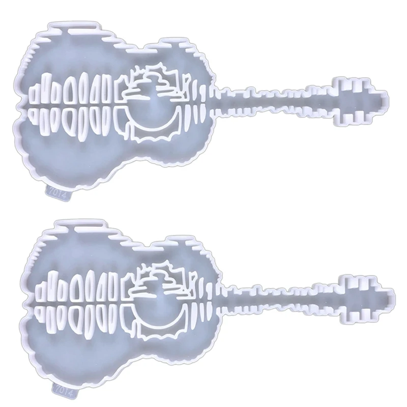 2Pcs DIY Guitar Pendant Crystal Epoxy Resin Mold Living Room Guitar Wall Hanging Decoration Silicone Mould
2Pcs DIY Guitar Pendant Crystal Epoxy Resin Mold Living Room Guitar Wall Hanging Decoration Silicone Mould
