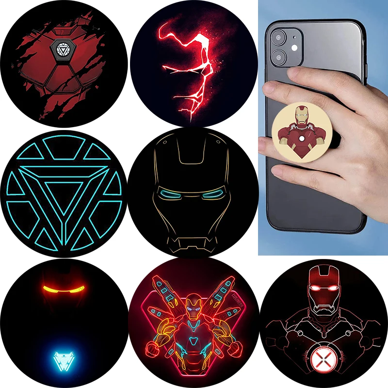 Iron Man Popular Phone Socket Folding Phone Holder Stand Phones Grip Mobile Phone Accessories Soporte Movil For Apple iPhone
Iron Man Popular Phone Socket Folding Phone Holder Stand Phones Grip Mobile Phone Accessories Soporte Movil For Apple iPhone