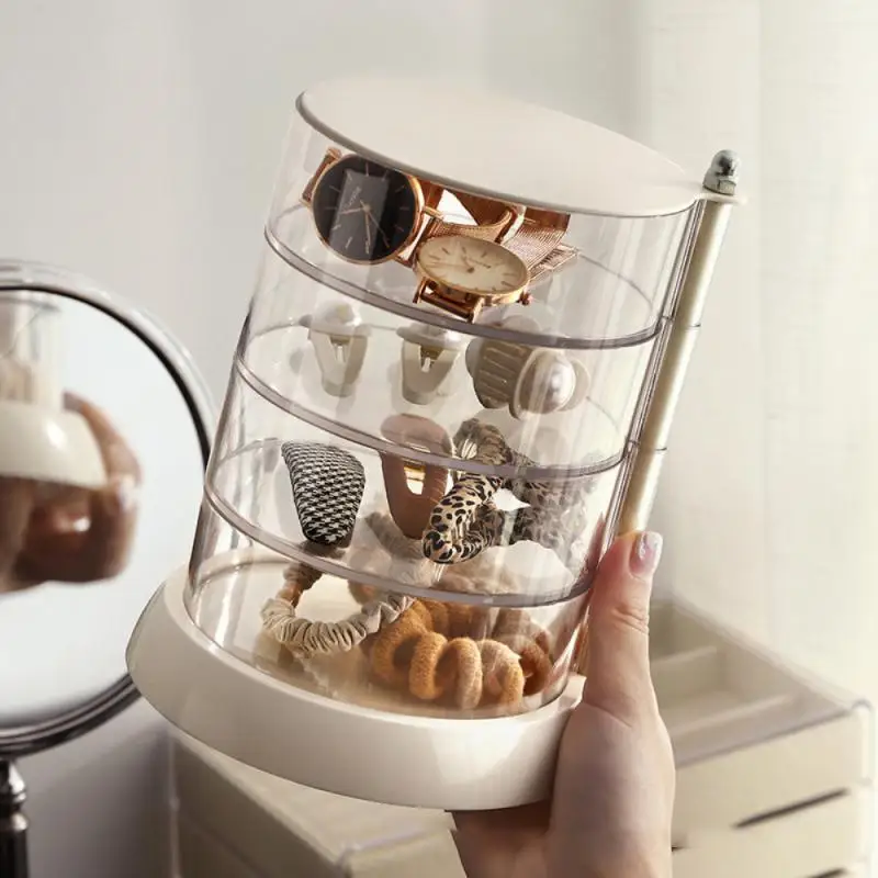 Durable Transparent Storage 360-degree Rotatable Design Jewelry Boxes Non-toxic Tasteless Layered Storage Design Dust Cover
Durable Transparent Storage 360-degree Rotatable Design Jewelry Boxes Non-toxic Tasteless Layered Storage Design Dust Cover