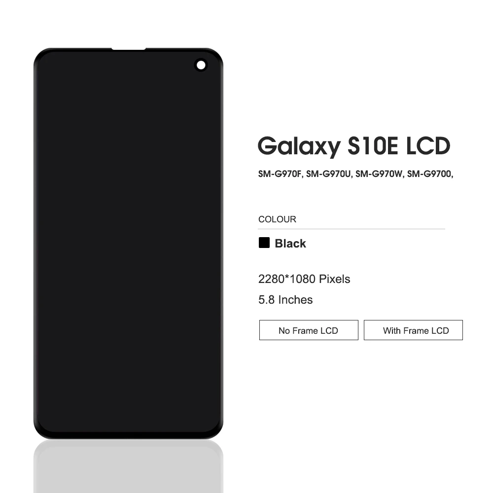 Original For Samsung Galaxy S10e LCD Display Touch Screen Digitizer Assembly Replacement For S10E G970F, G970U with Frame
Original For Samsung Galaxy S10e LCD Display Touch Screen Digitizer Assembly Replacement For S10E G970F, G970U with Frame