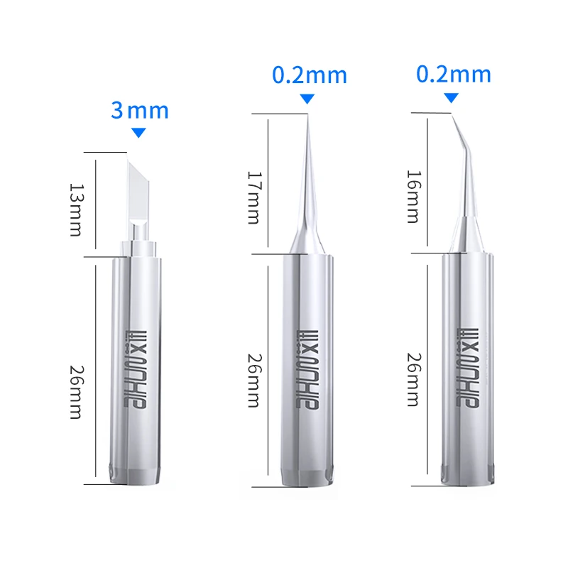 5Pcs AiXun 936 Lead Free Silver Soldering Iron Head Universal Version Replacement Parts For T3A Soldering Station Repair Tools
5Pcs AiXun 936 Lead Free Silver Soldering Iron Head Universal Version Replacement Parts For T3A Soldering Station Repair Tools