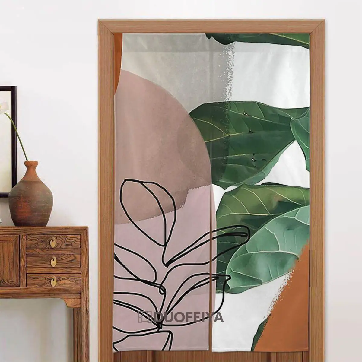 Nordic Modern Drawing Door Curtain Geometric Leaves Plant Blackout Curtains Cotton Linen Printed Noren for Doorway Toilet Gift
Nordic Modern Drawing Door Curtain Geometric Leaves Plant Blackout Curtains Cotton Linen Printed Noren for Doorway Toilet Gift