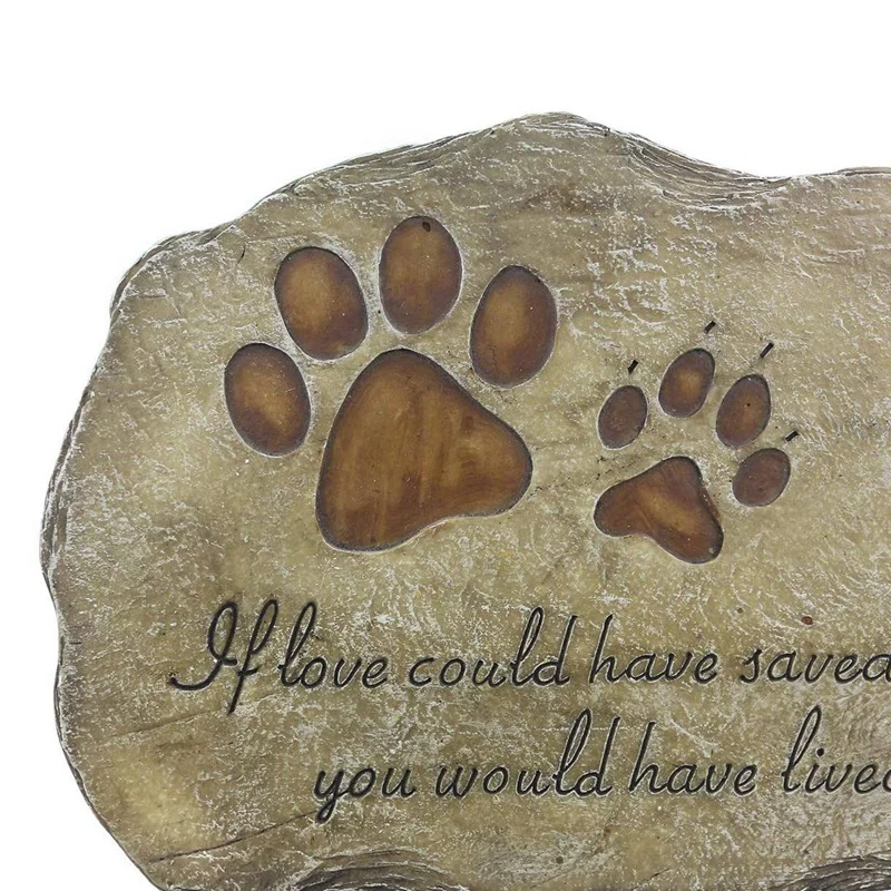 

Pet Memorial Stone Marker For Dog Or Cat Garden Stone For Loved Pet Pet Grave Headstone Tombstone Loss Of Pet Gift