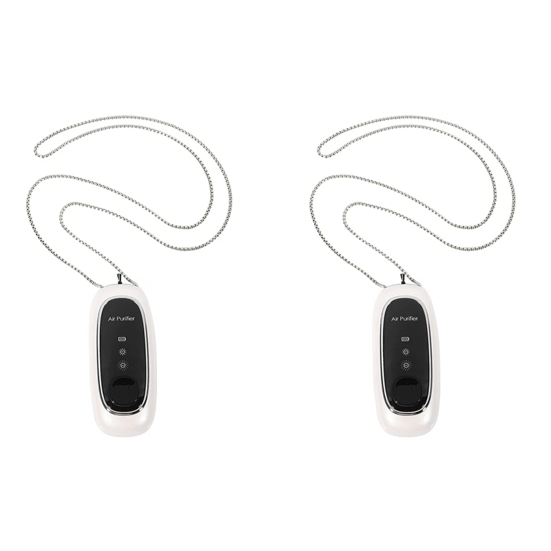 2X Fashion Personal Wearable Air Purifier Necklace Mini Portable Air Freshener Ionizer Negative Ion Generator
2X Fashion Personal Wearable Air Purifier Necklace Mini Portable Air Freshener Ionizer Negative Ion Generator