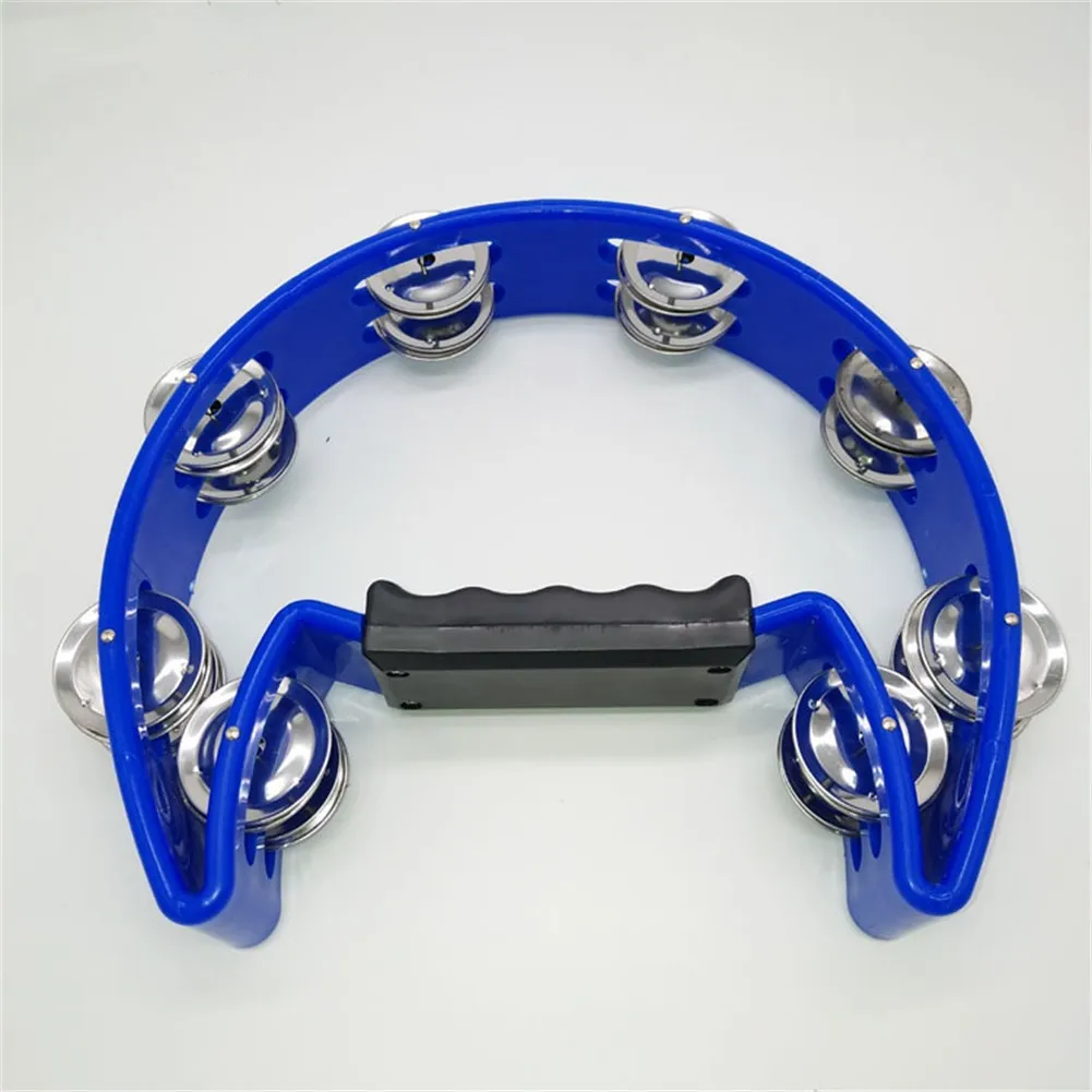 Single Half Moon Tambourine Percussion Musical Instruments Hand Bells Party Play With Hand Grip Rattle Percussion Accessories
Single Half Moon Tambourine Percussion Musical Instruments Hand Bells Party Play With Hand Grip Rattle Percussion Accessories