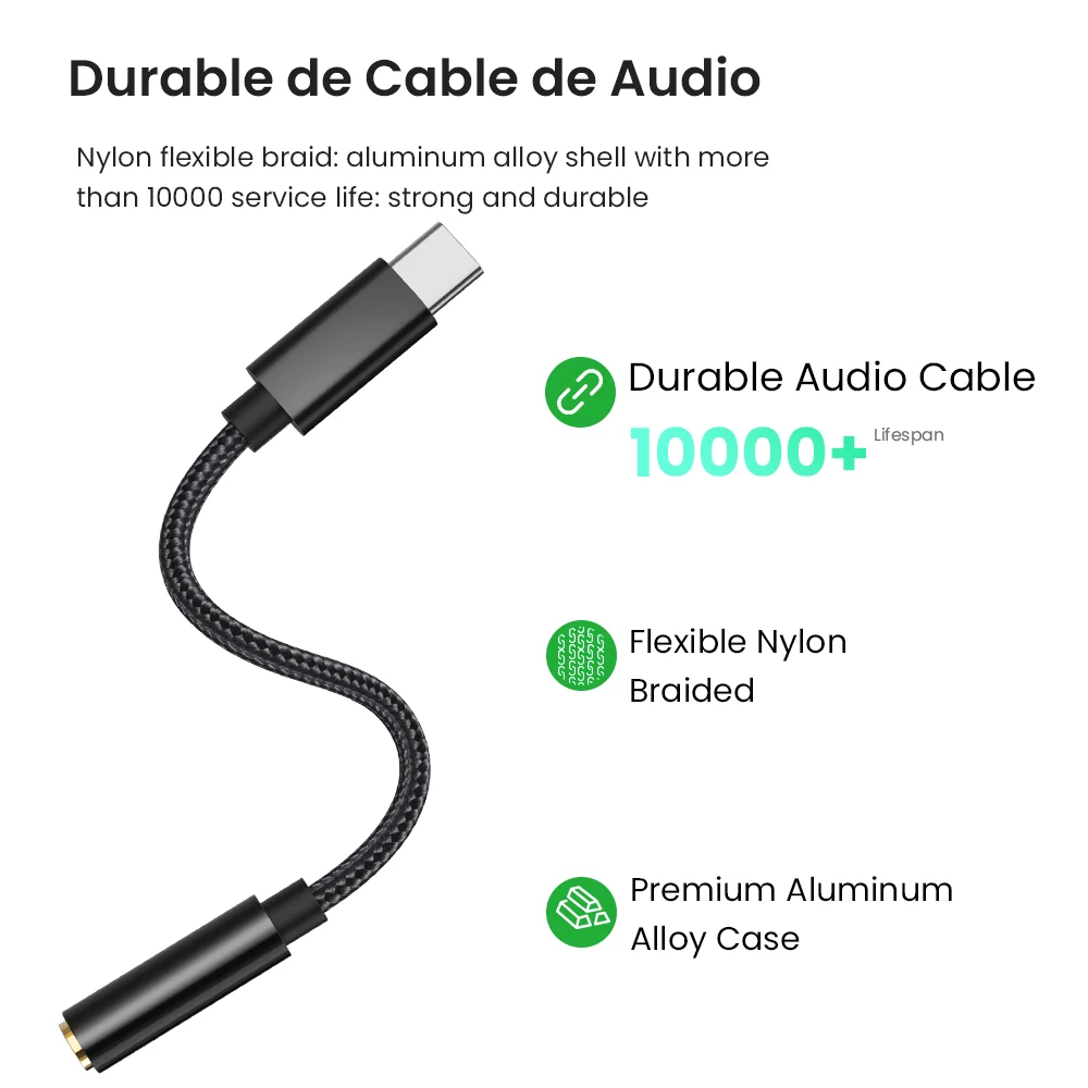 Кабель-адаптер Aux с разъемом USB Type-C на 3 5 мм для наушников Huawei Mate20 P40 Samsung Galaxy S10 Xiaomi Mi