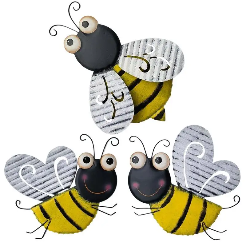 1pc Metal Bee Wall Decor Bumble Bee Wall Art Sculpture For Garden Durable Indoor Outdoor Bee Decorations Statue Home Accessories
1pc Metal Bee Wall Decor Bumble Bee Wall Art Sculpture For Garden Durable Indoor Outdoor Bee Decorations Statue Home Accessories
